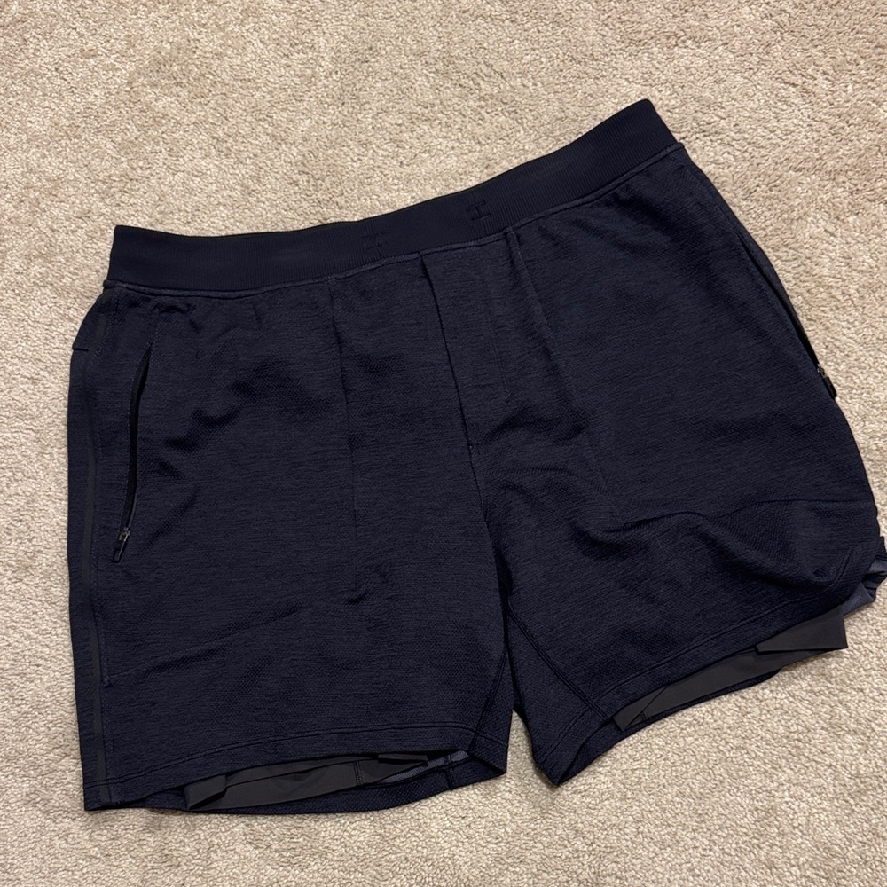 lululemon athletica Navy Athletic Shorts